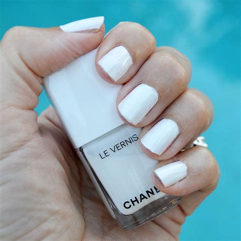 chanel nail polish white.